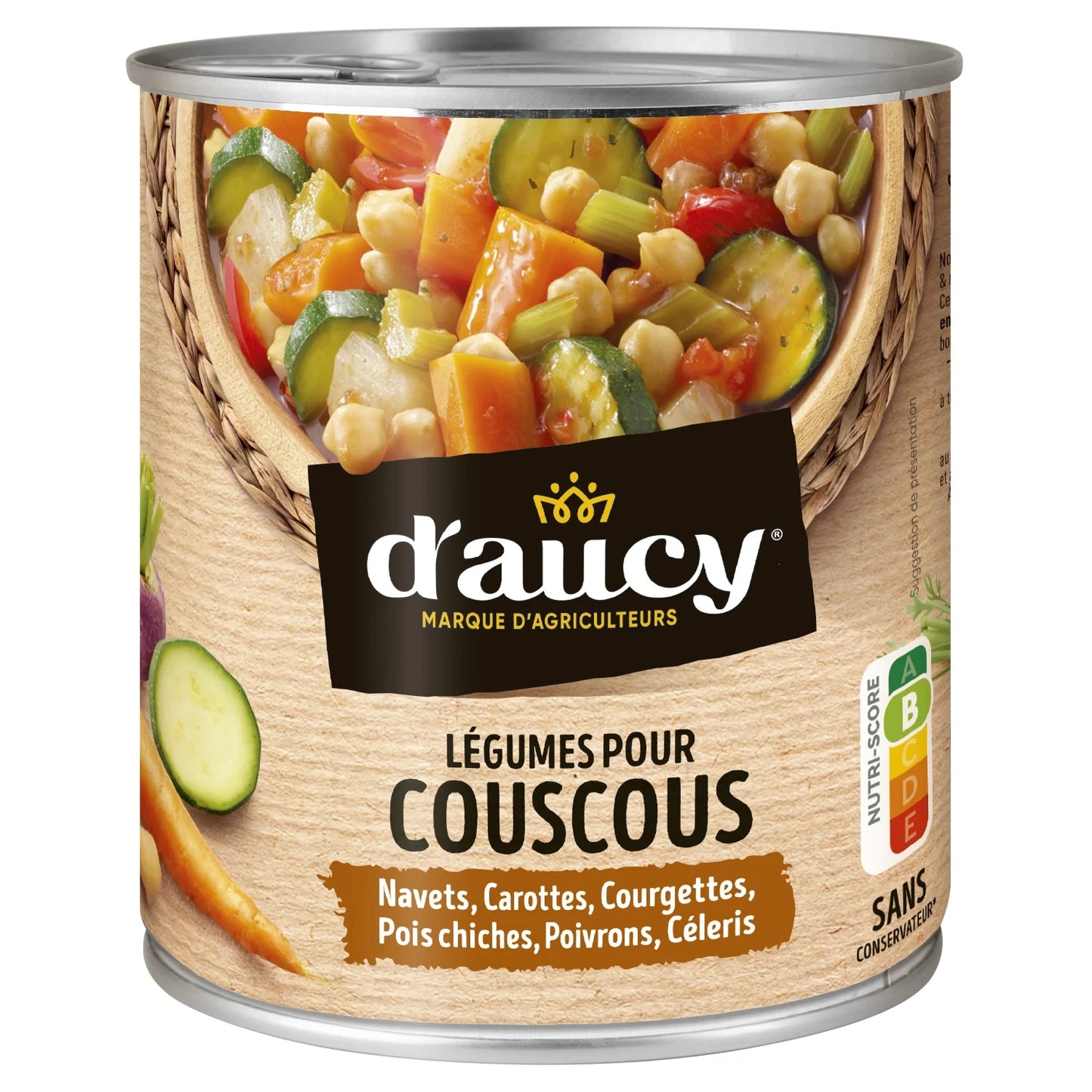 Légumes pour Couscous D'Aucy Orientale - 800g