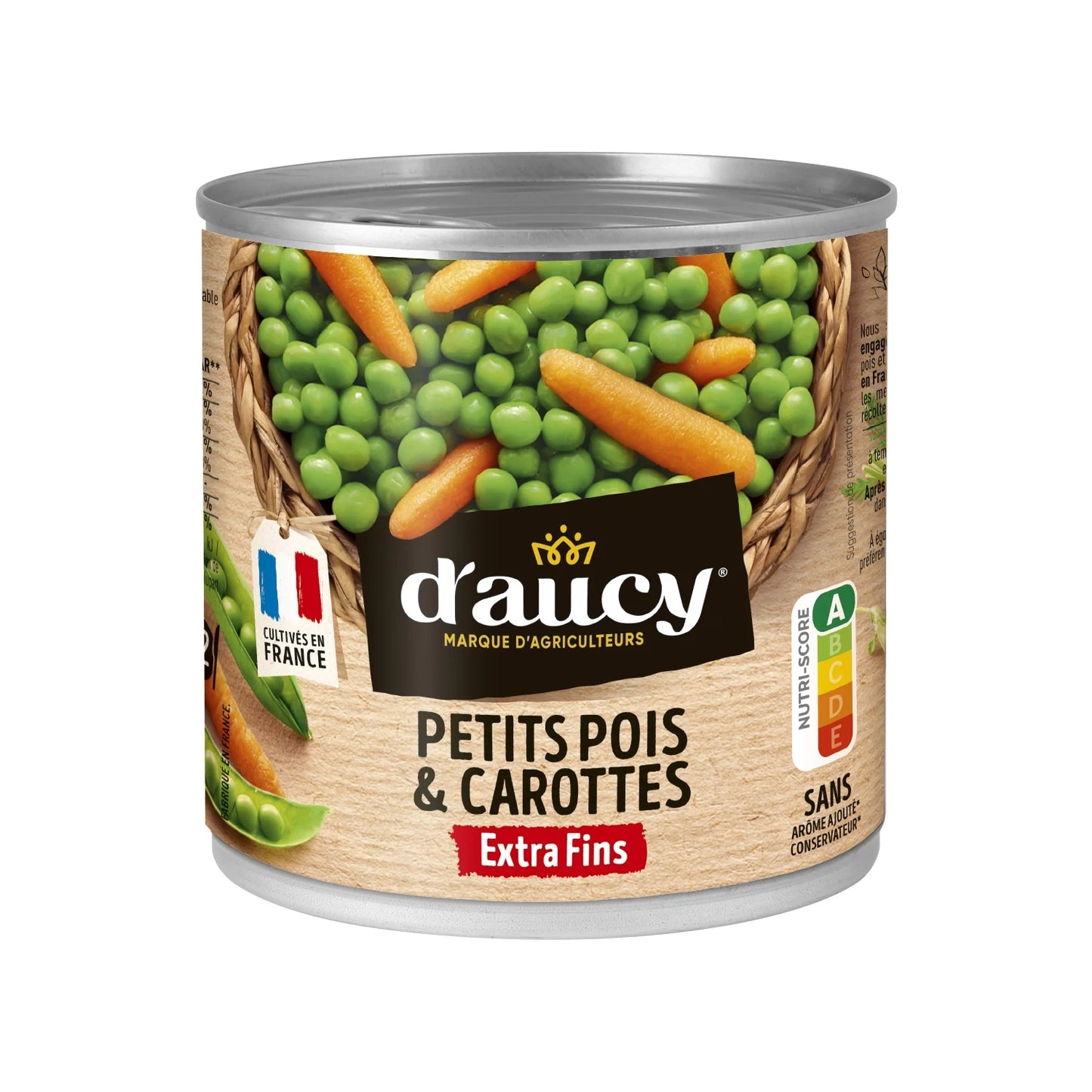 DAUCY PETITS POIS CAROTTE DE 400GR