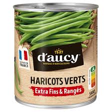 DAUCY HARICOTS VERTS EXTRA FINS DE 800 GR