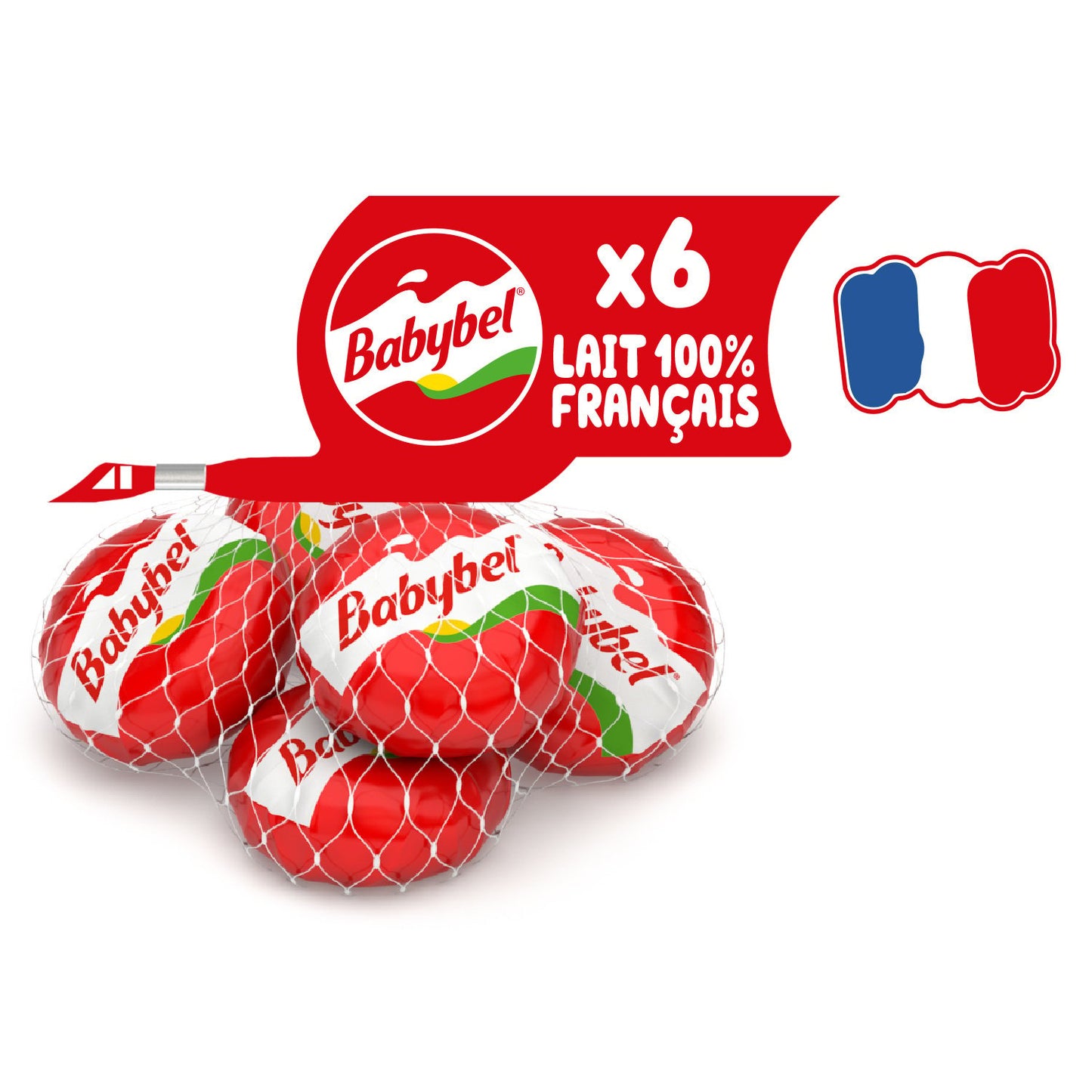 Fromage enfant Mini Babybel 6 portions goûter - 132g