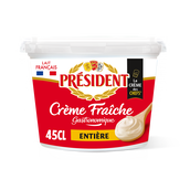 Crème fraîche épaisse 30%MG PRESIDENT - 45cl