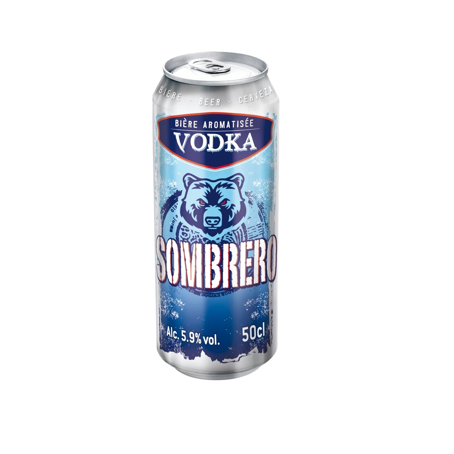 BIERE AROMATISEE SOMBRERO VODKA ALC5.9 VOL DE 50CL