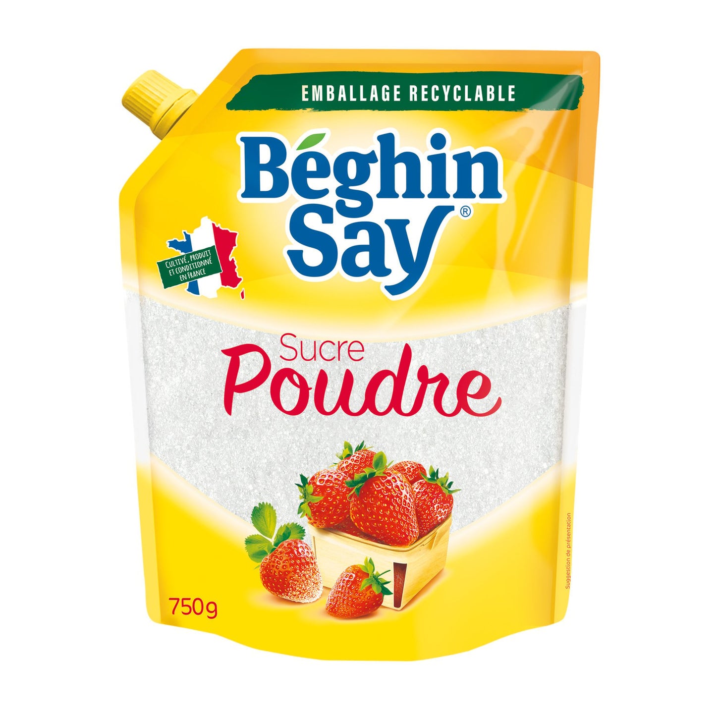 Sucre en poudre Béghin Say 750g