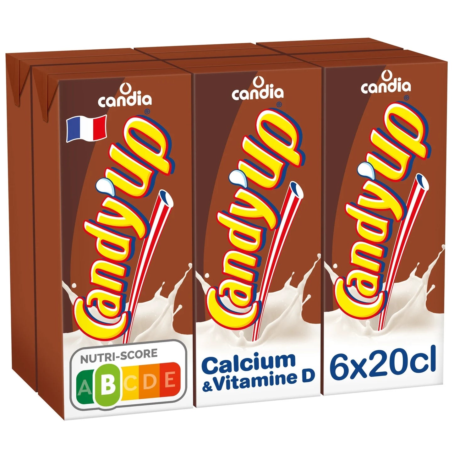 Boisson lactée Candy'UP Chocolat - 6x20cl