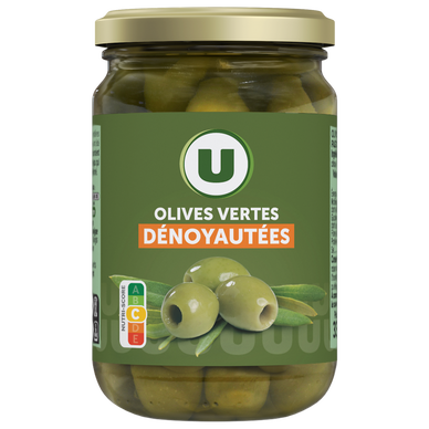 OLIVES VERTES DENOYAUTEES DE 160 GR