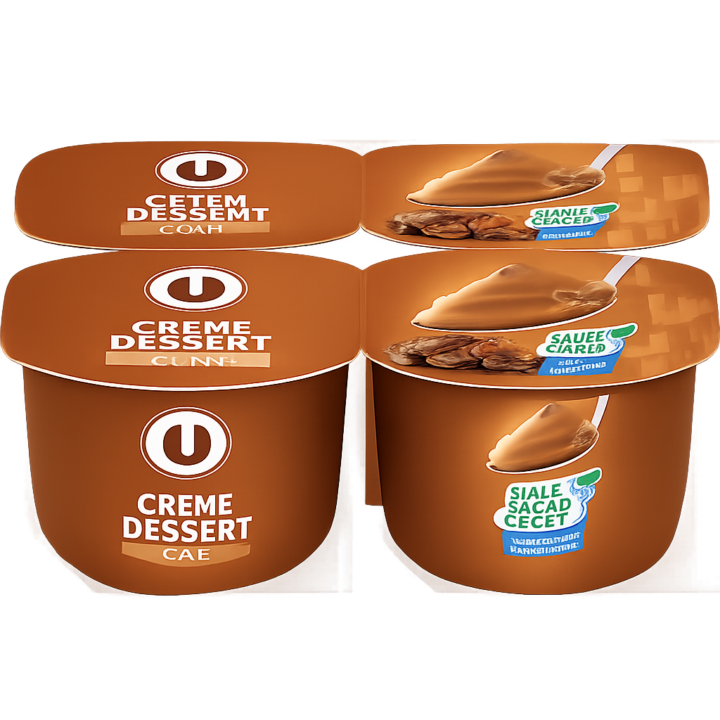 U CREME DESSERT CAFE X4