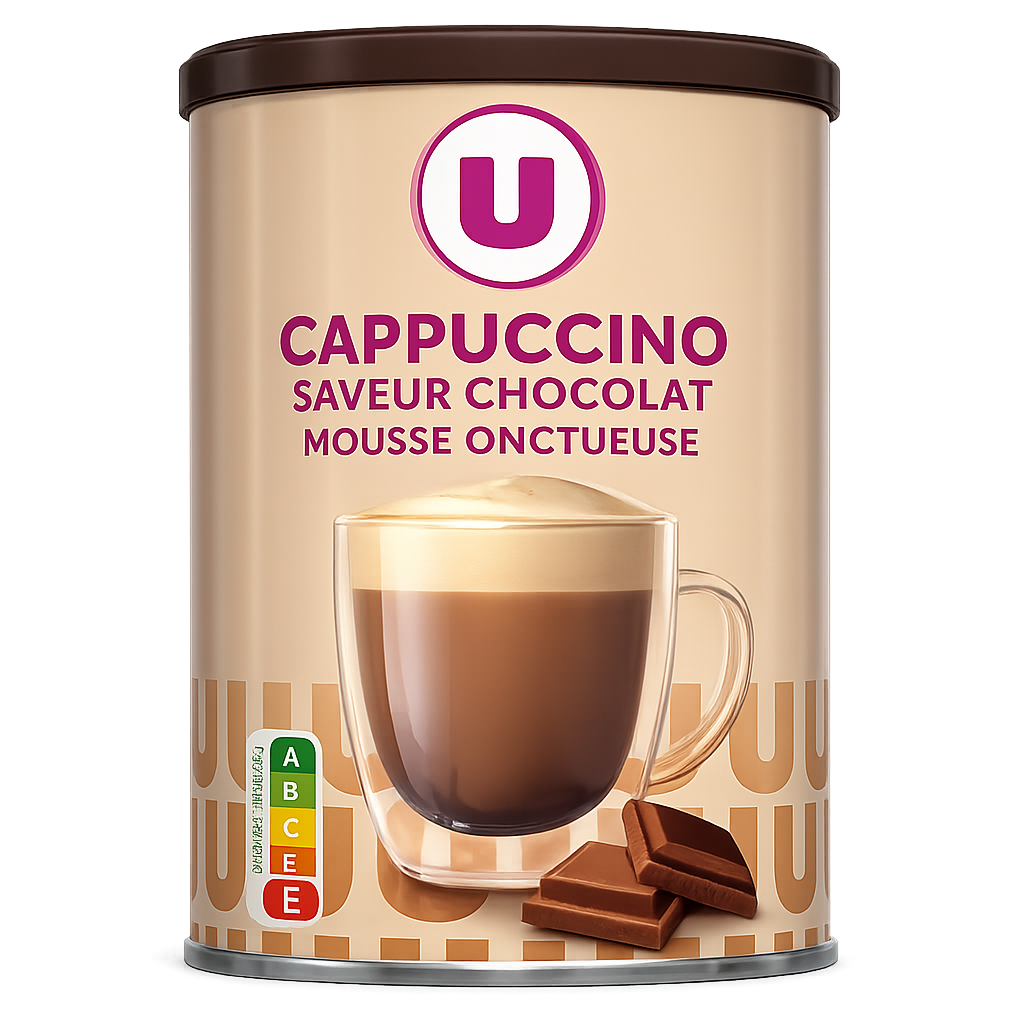 U CAPPUCCINO SAVEUR CHOCOLAT DE 360GR