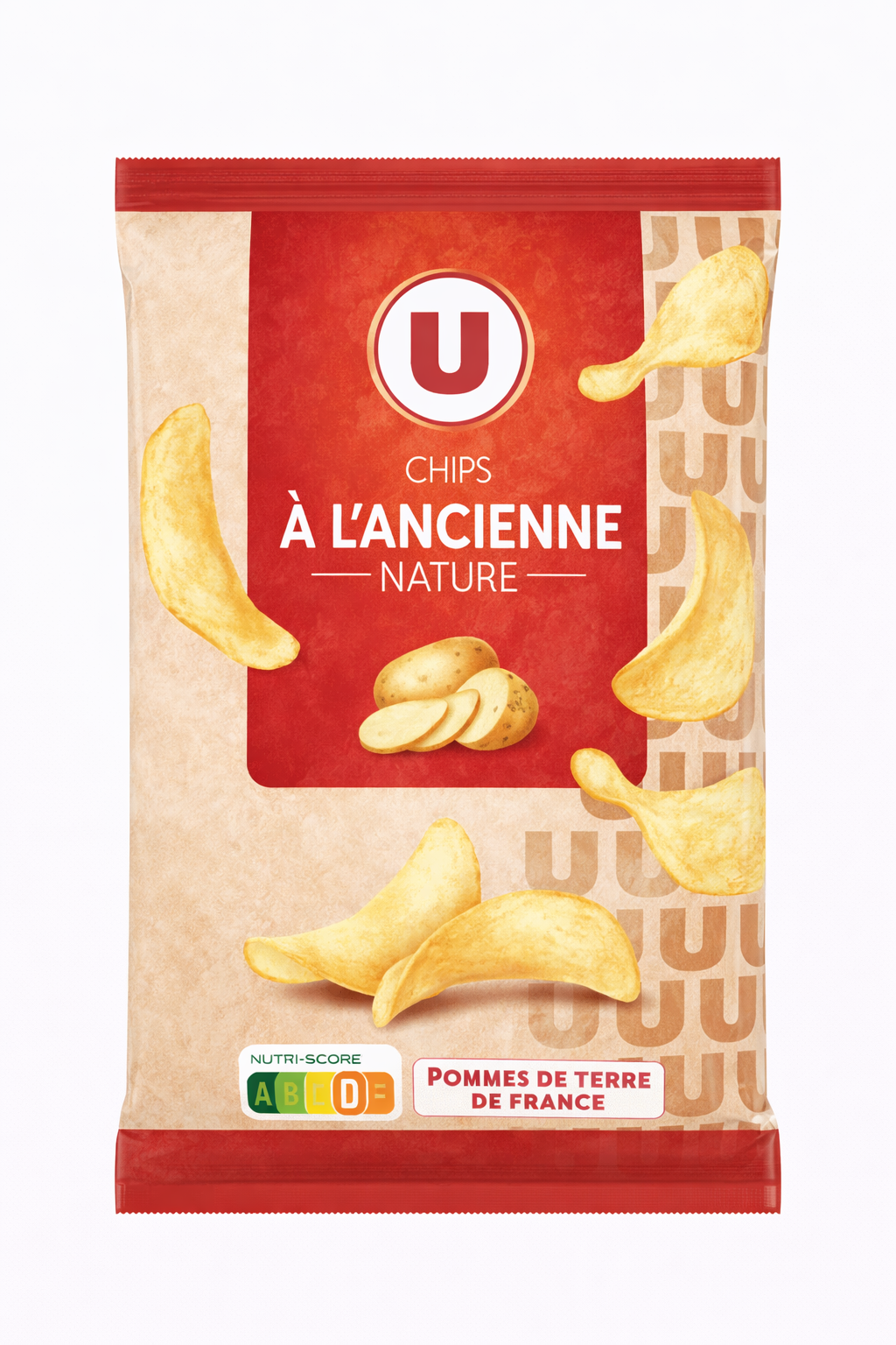 U CHIPS NATURE DE 150GR