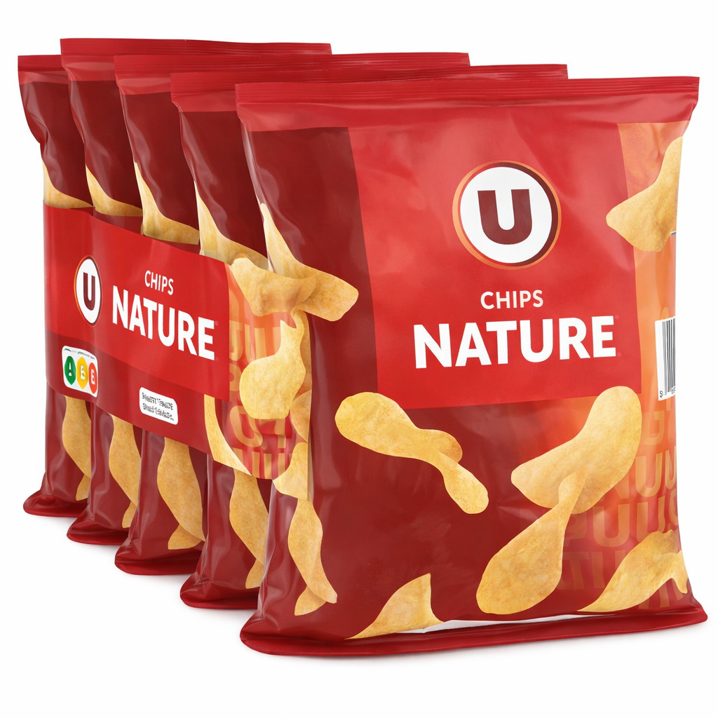 CHIPS NATURE DE 6X30 GR