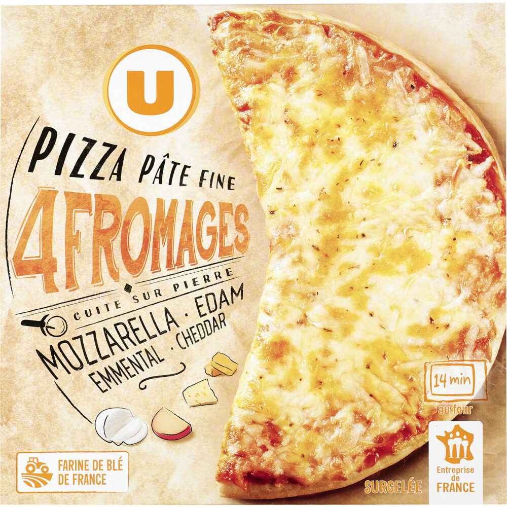 PIZZA 4 FROMAGES DE 350 GR