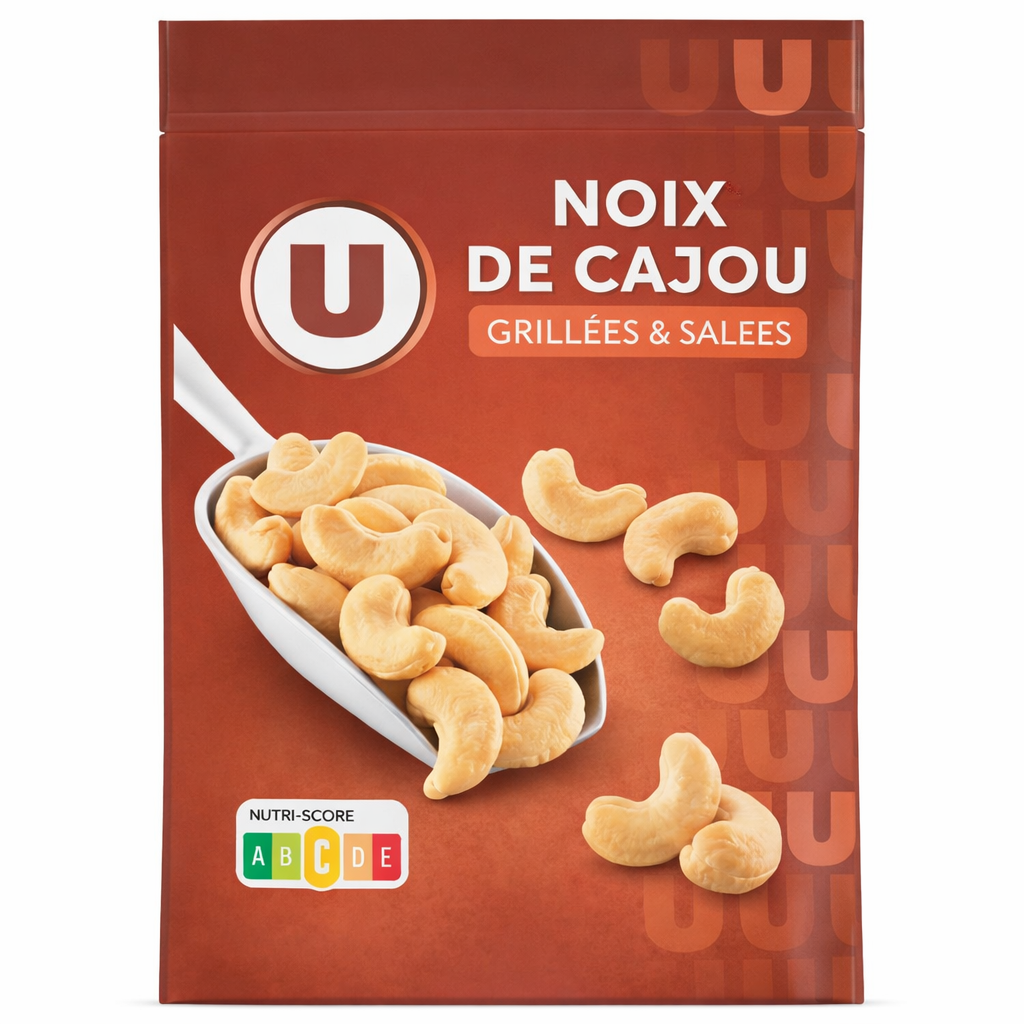 U NOIX DE CAJOUX GRILLEES & SEC