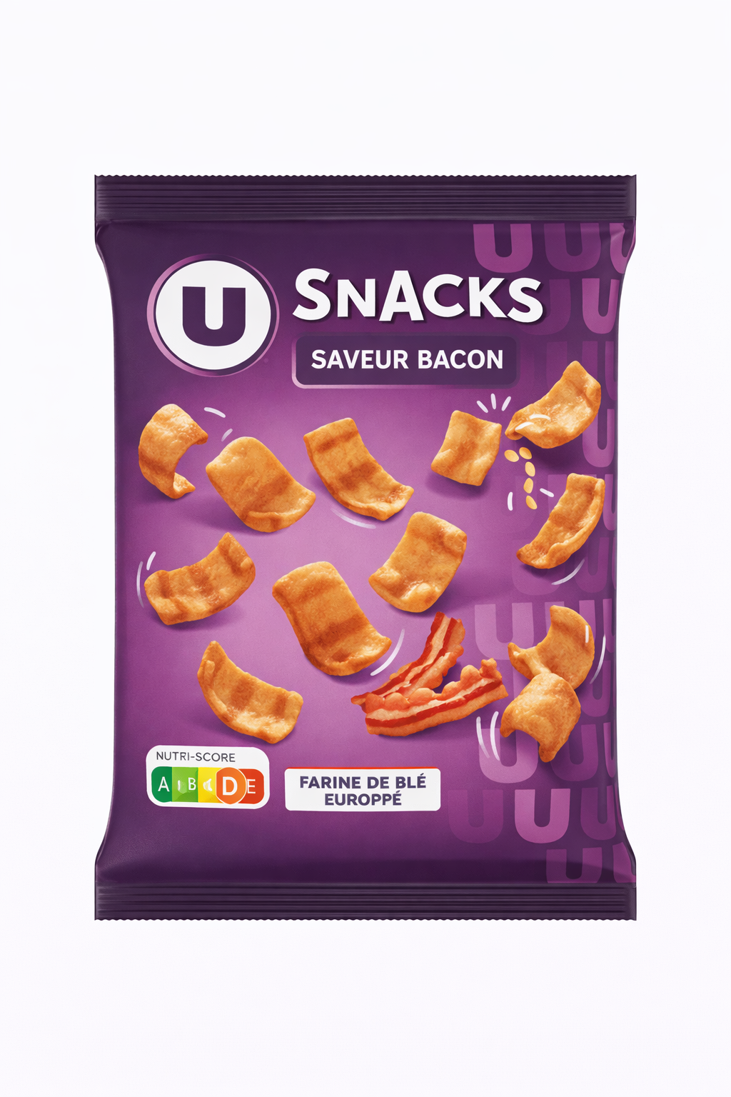 U SNACKS SAVEUR BACON DE 60GR