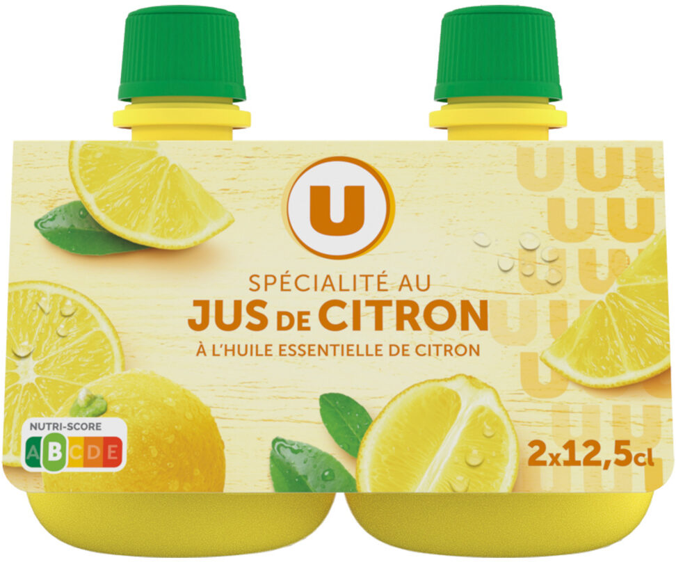 U SPECIALITE AU JUS CITRON DE 25 CL