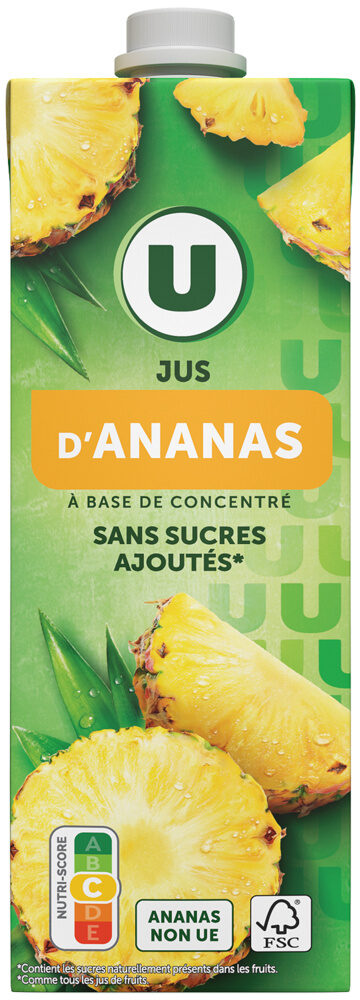 U JUS D ANANAS DE 1 L
