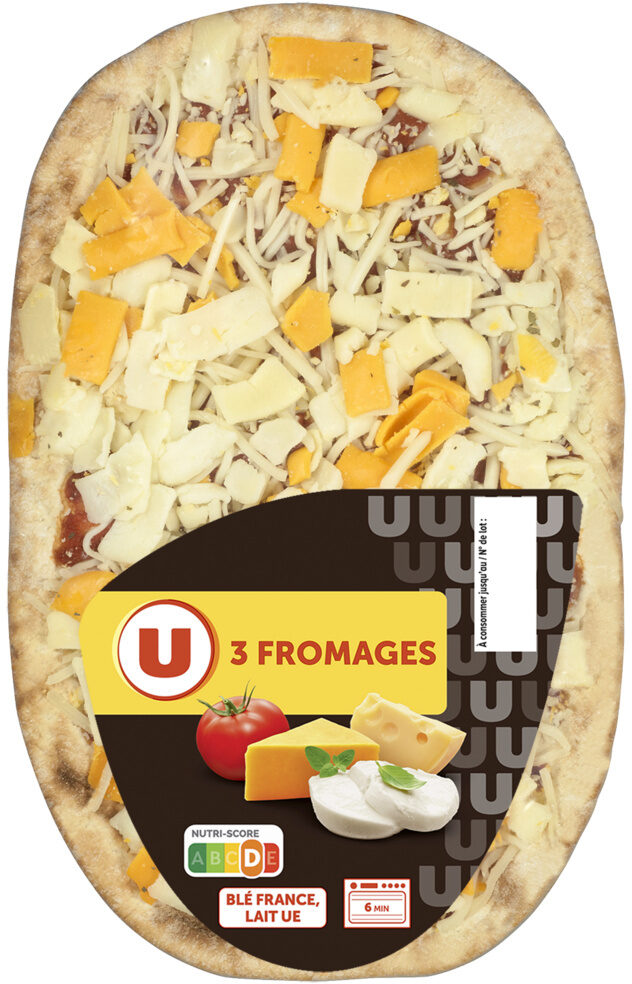U PIZZA 3 FROMAGES DE 200GR