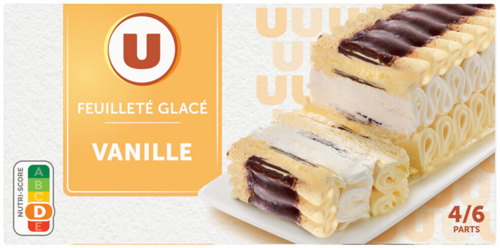 U FEUILLETE GLACE VANILLE DE 321 GR