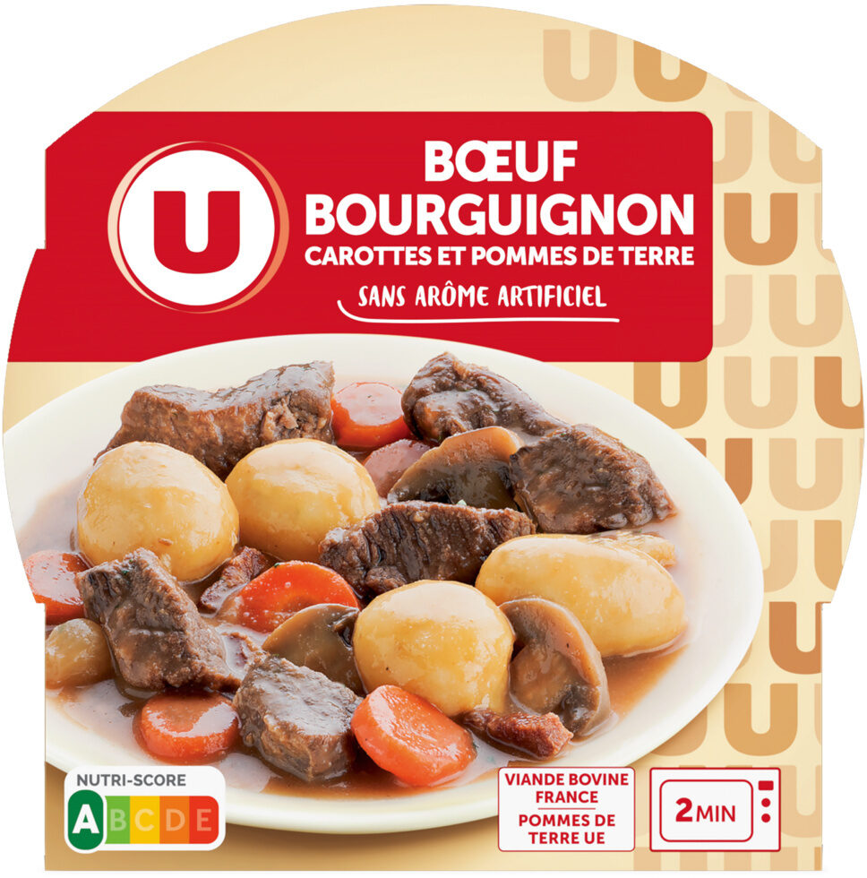 U BOEUF BOURGUIGNON CAROTTES POMME DE TERRE DE 300 GR