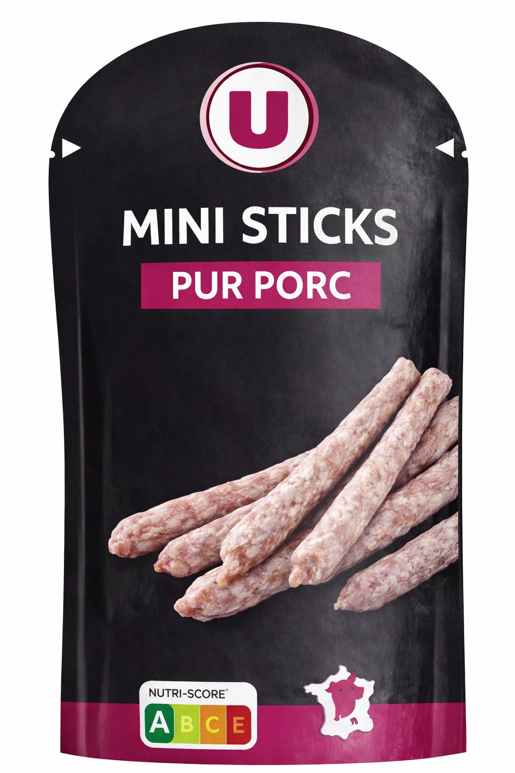 MINI STICKS PUR PORC DE 100GR