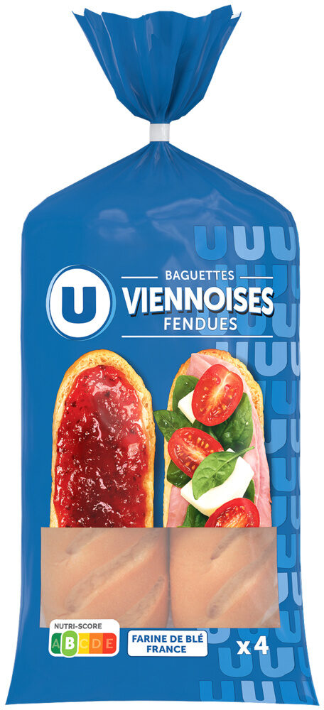 U BAGUETTES VIENNOISES DE 340 GR