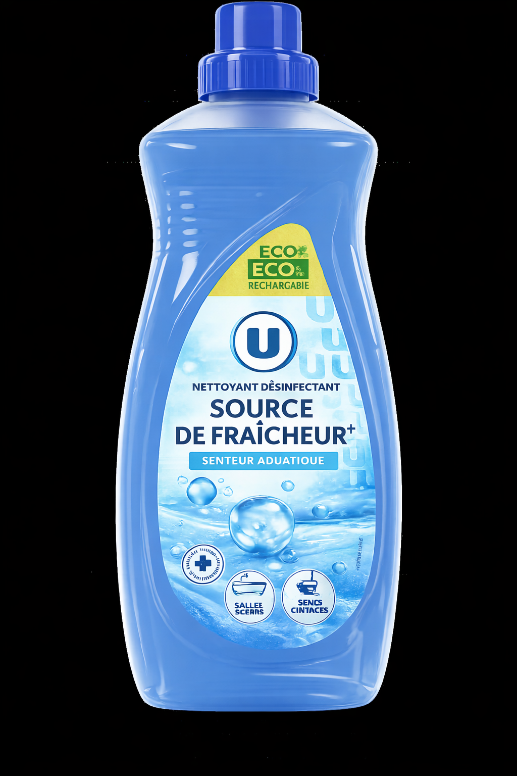 U ASSOUPLISSANT CONCENTRE SOURCE DE FRAICHEUR DE 1.5L 60 LAV