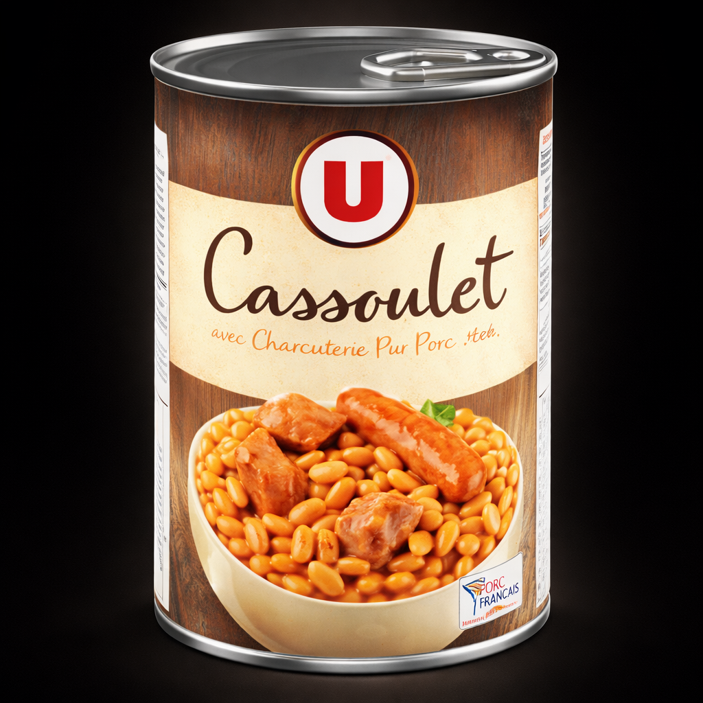 CASSOULET CHARCUTERIE PUR PORC DE 420 GR
