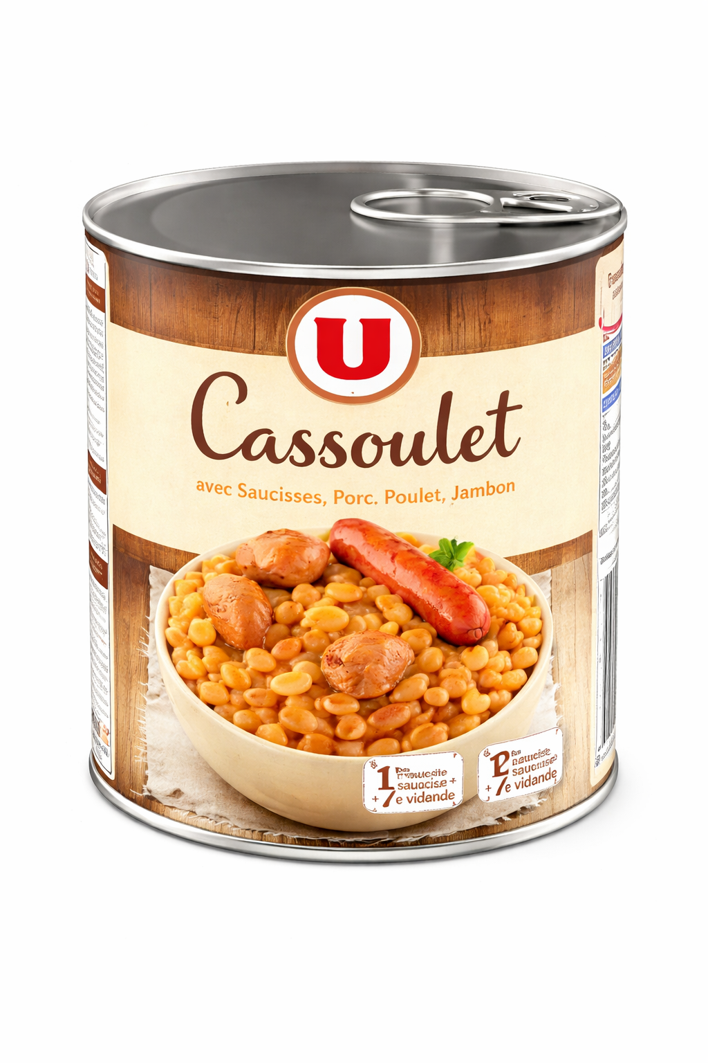 U CASSOULET DE 800 GR