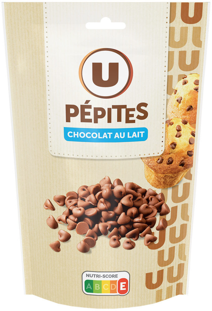 U PEPITES CHOCOLAT AU LAIT DE 100 GR
