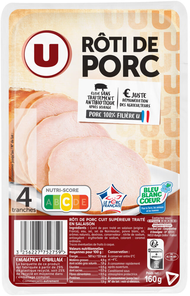 ROTI DE PORC DE 160 GR