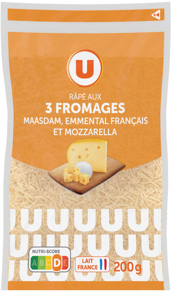U 3 FROMAGES RAPE DE 200GR