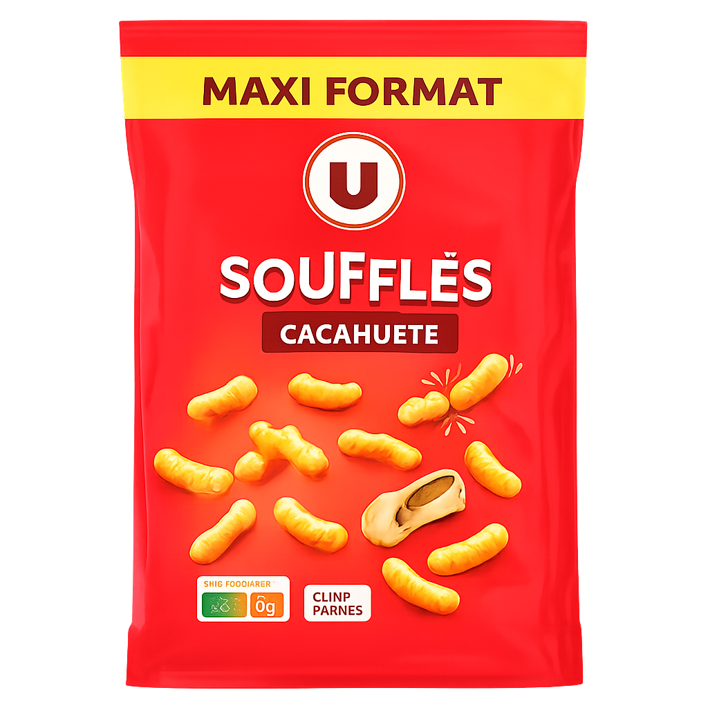 U SOUFFLES CACAHUETE DE 200GR
