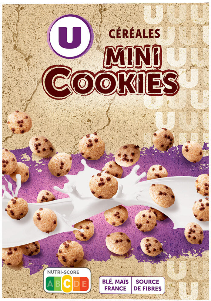 U CEREALES MINI COOKIES DE 375 GR