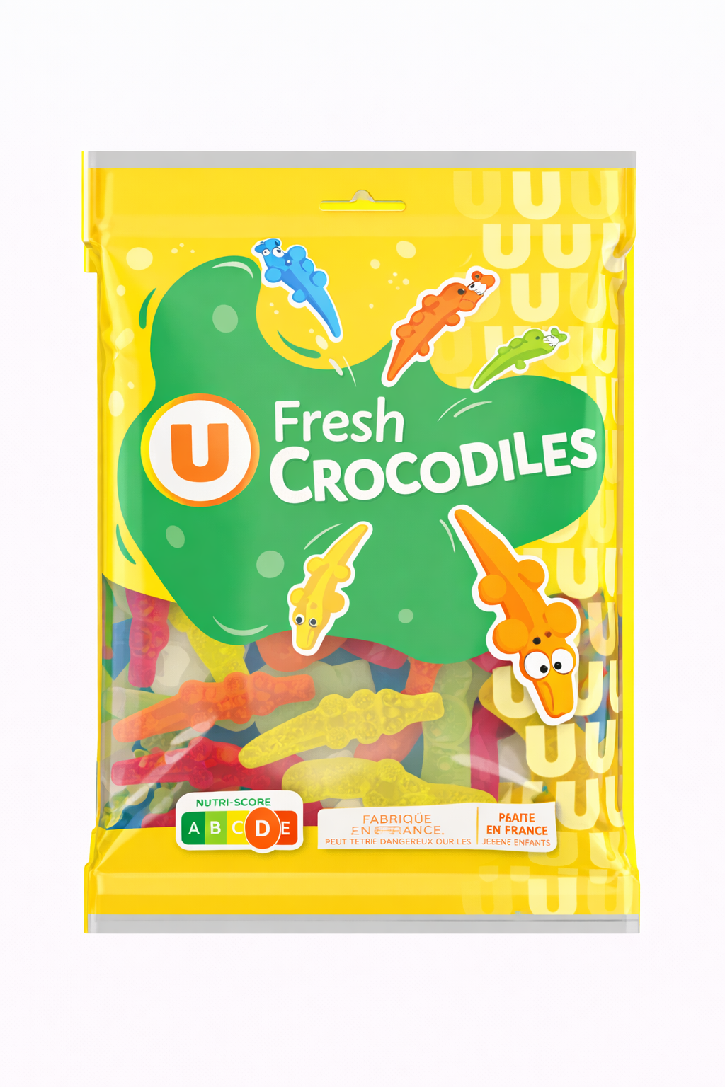 U BONBON CROCODILE DE 250 GR