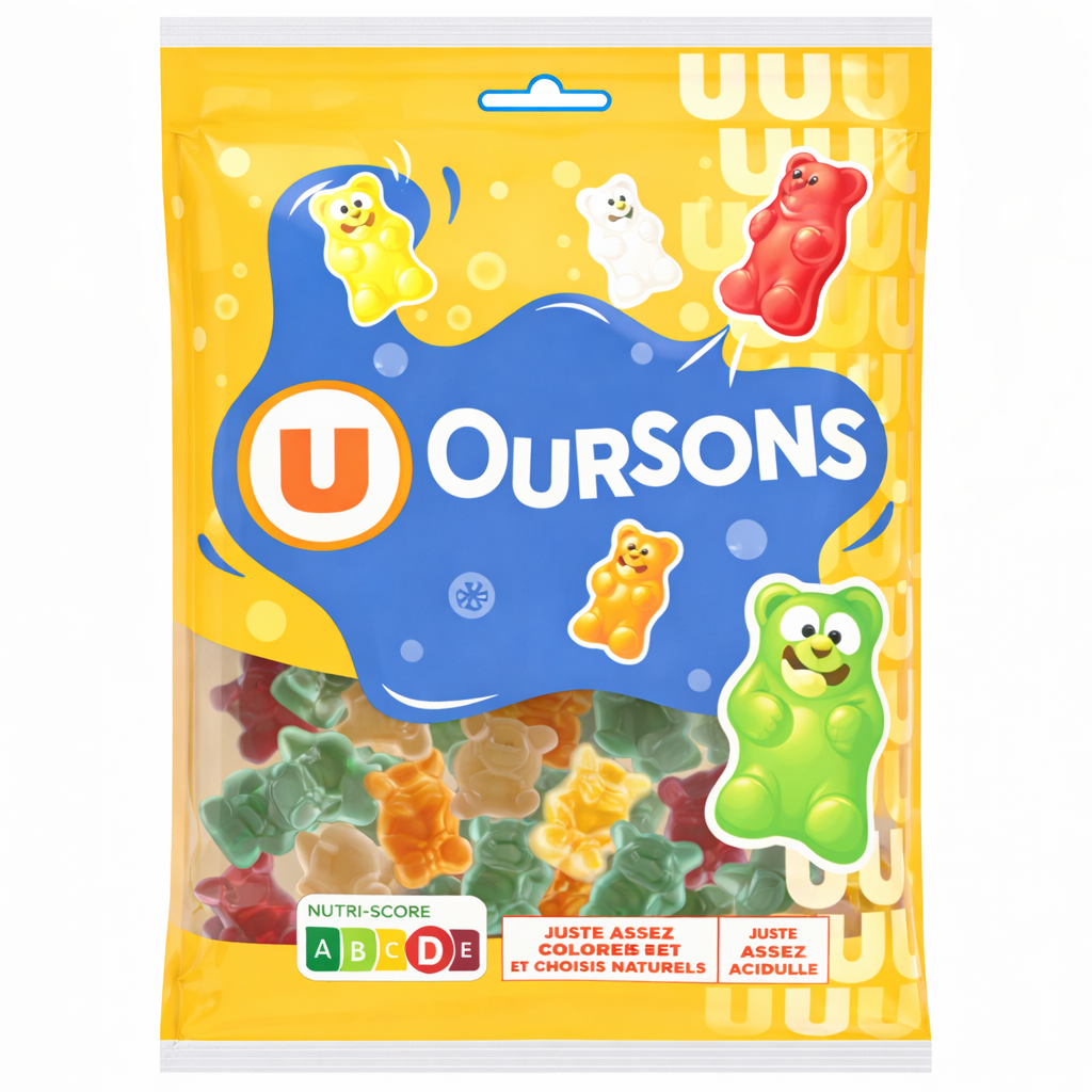 U BONBON OURSONS DE 250 GR