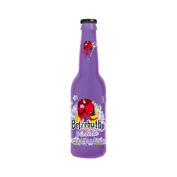 BELZEBUTH VIOLETTE BIERE BLANCHE A LA VIOLETTE DE 33CL