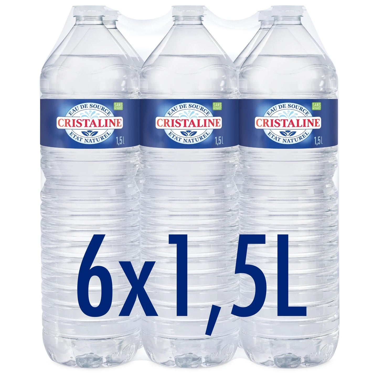 EAU CRISTALINE DE 6X1.5L