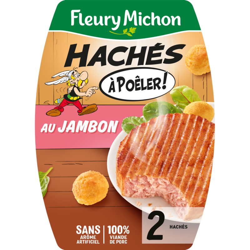 Haché jambon fromage Fleury Michon x2 - 180g