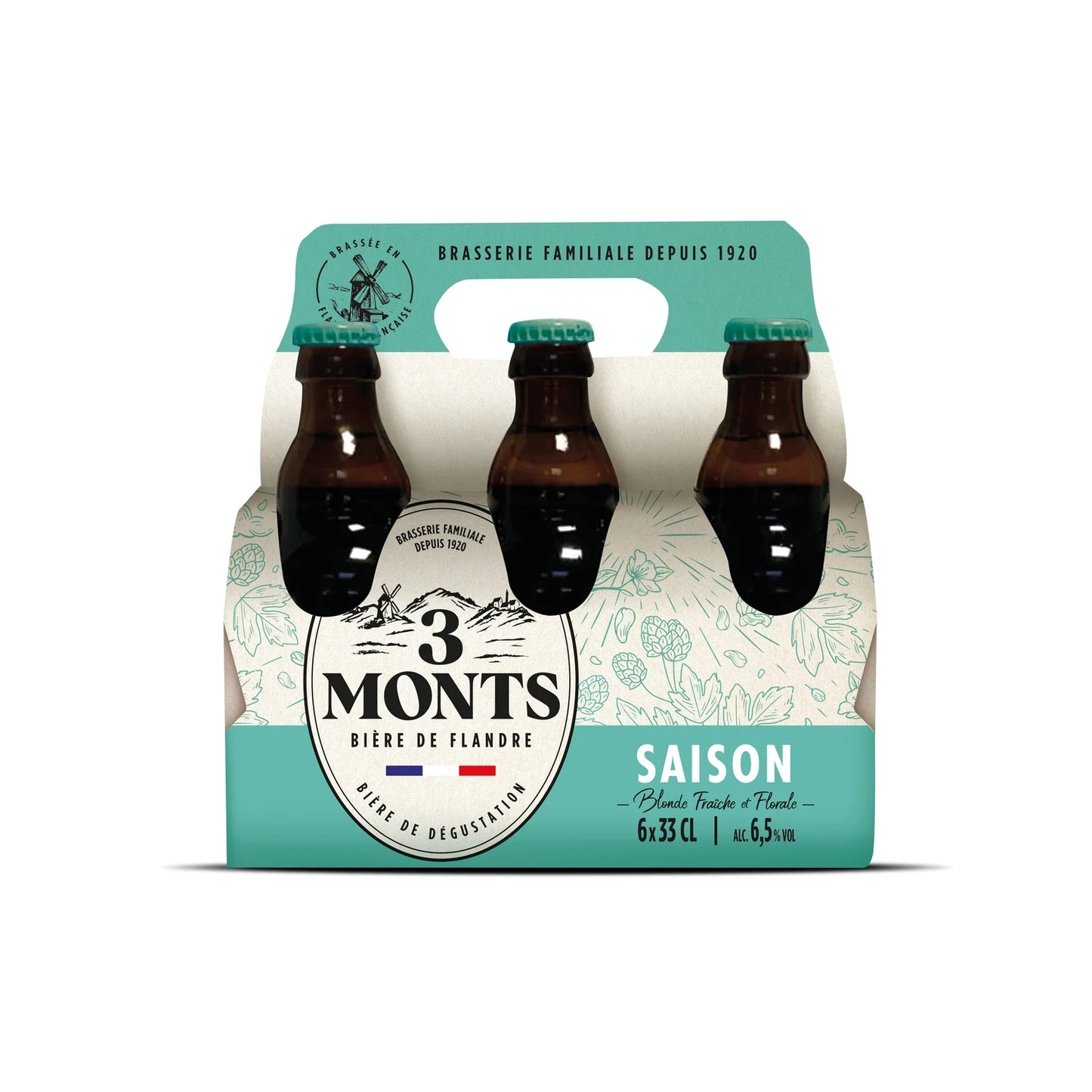 PACK DE BIERE 3 MONTS SAISON ALC6.5 VOL