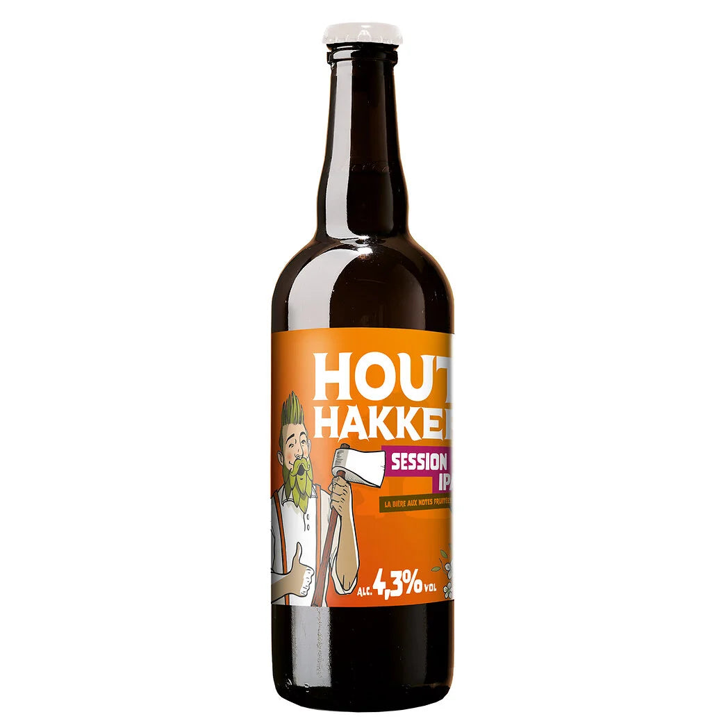 BIERE HOUT HAKKER SESSION IPA ALC 4.3 VOL DE 75 CL