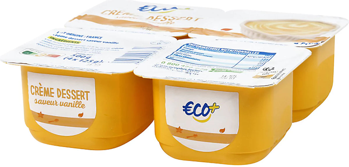 ECO CREME DESSERT SAVEUR VANILLE DE 500GR