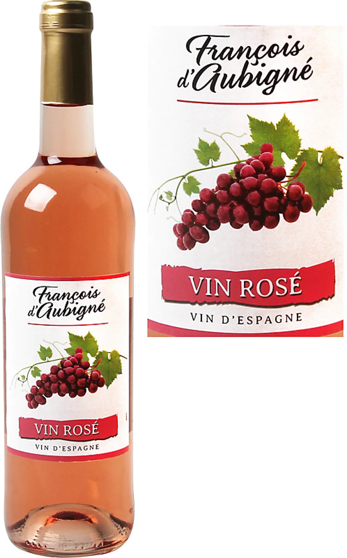 FRANCOIS D AUBIGNE ROSE DE 75 CL