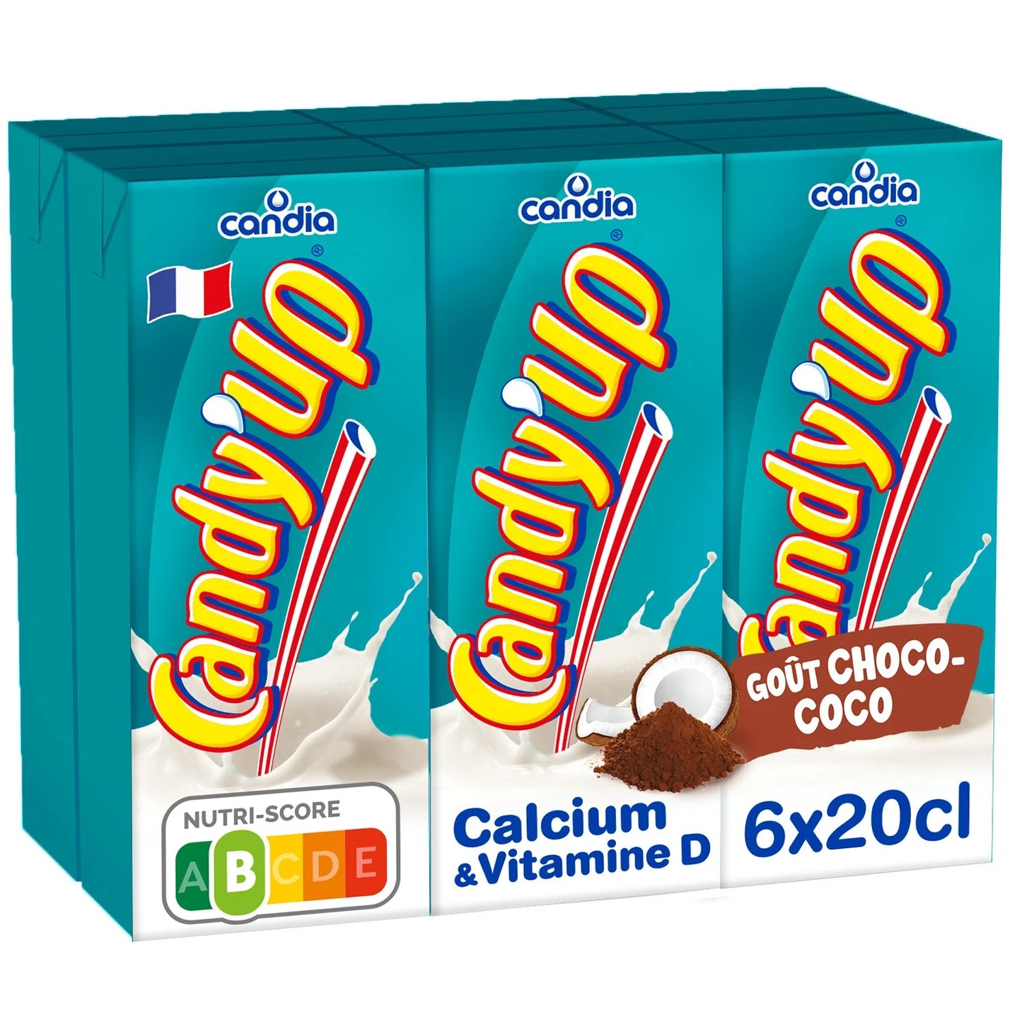 Boisson lactée Candy'up Choco coco - 6x20cl