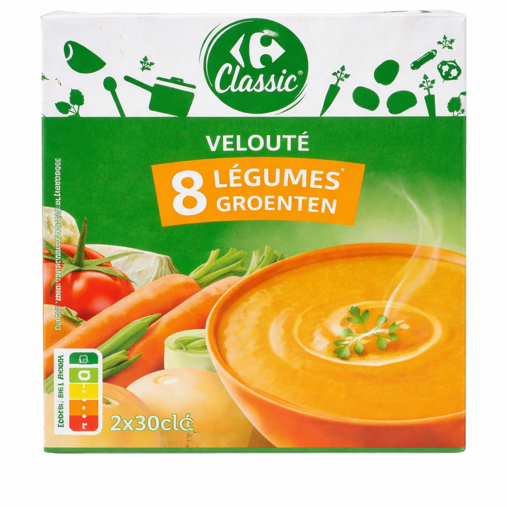 VELOUTE 8 LEGUMES DE 2X30CL
