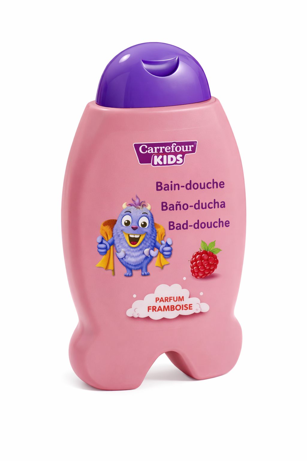 KIDS BAIN DOUCHE FRAMBOISE ROSE DE 300ML