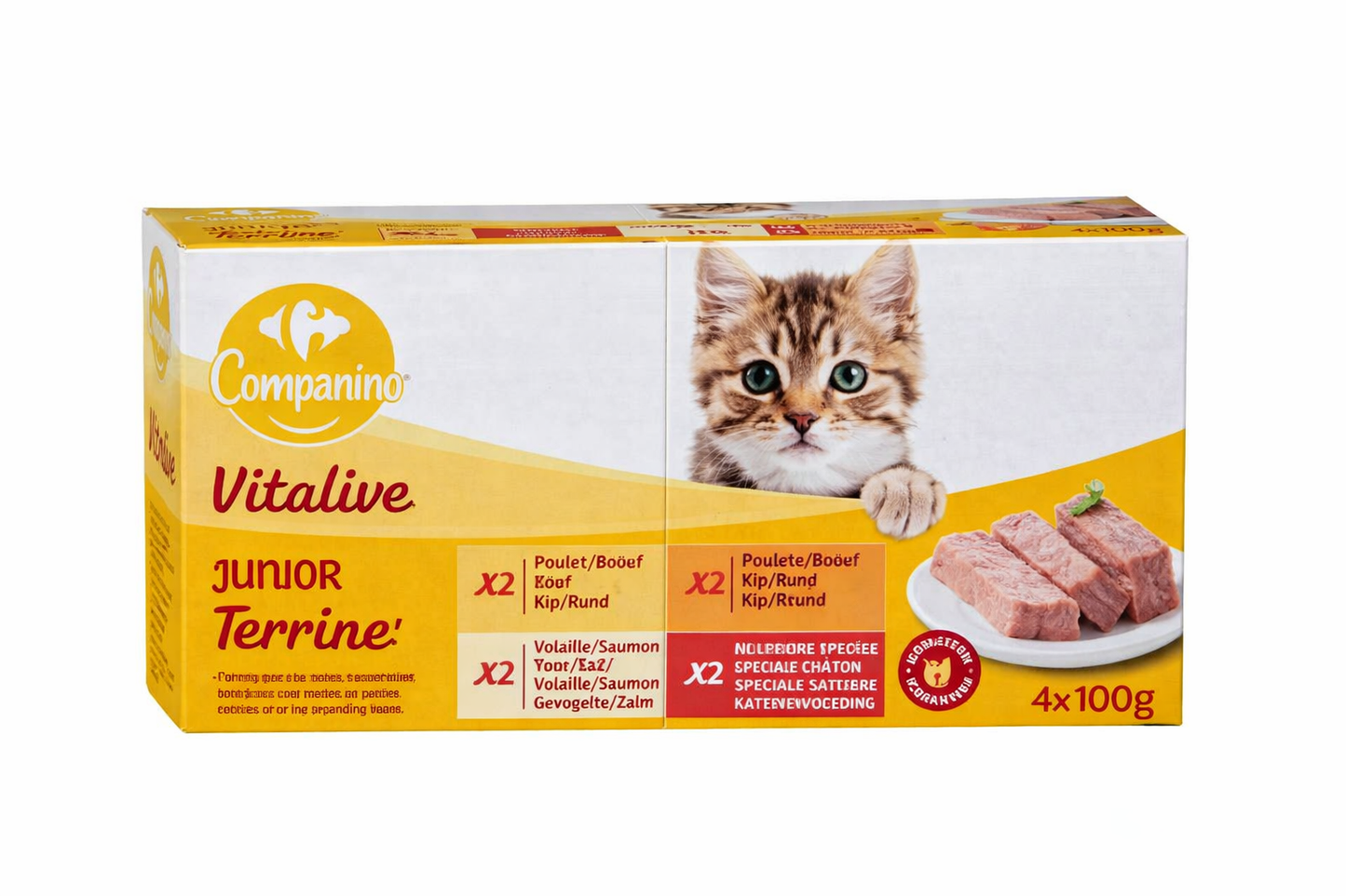 JUNIOR TERRINE DE 4X100GR