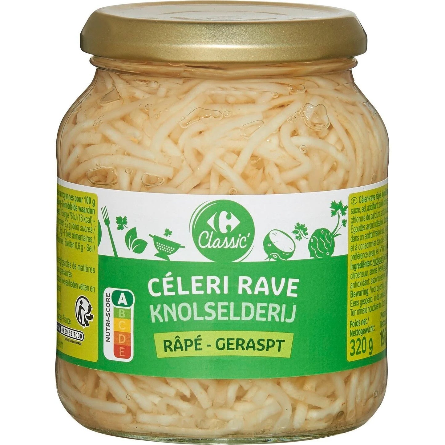CELERI RAVE RAPE DE 320GR