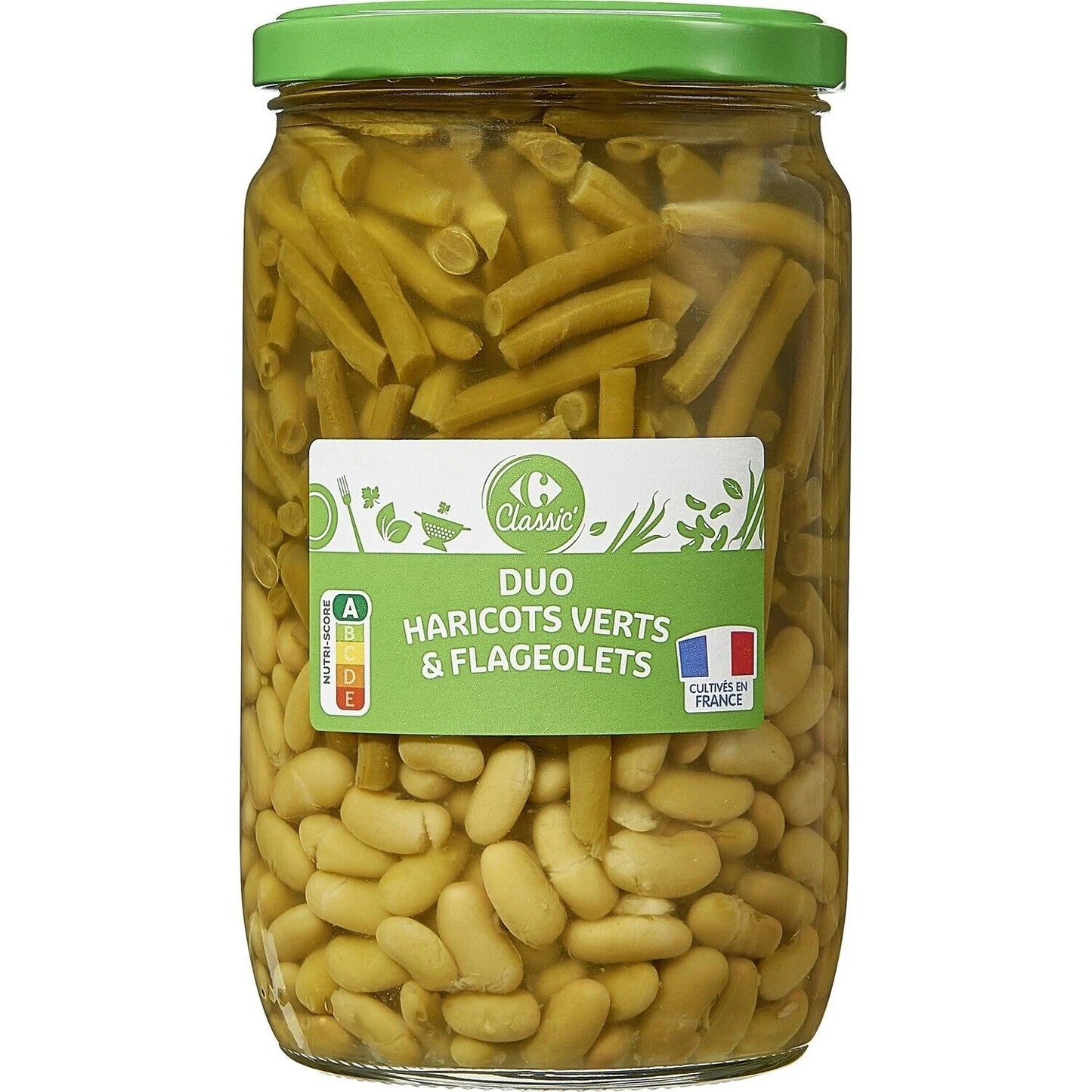 DUO HARICOTS VERTS FLAGEOLETS DE 660GR