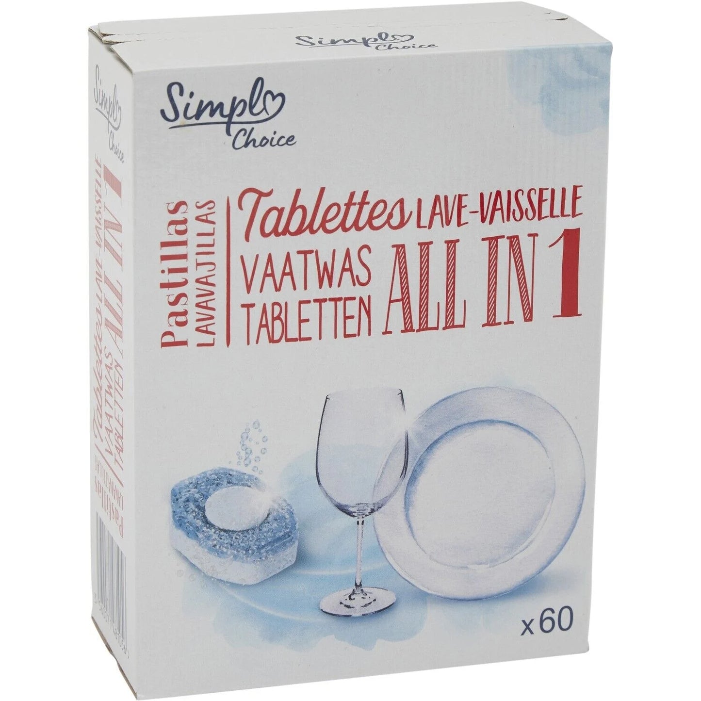 TABLETTES LAVE VAISELLE DE 60X17GR