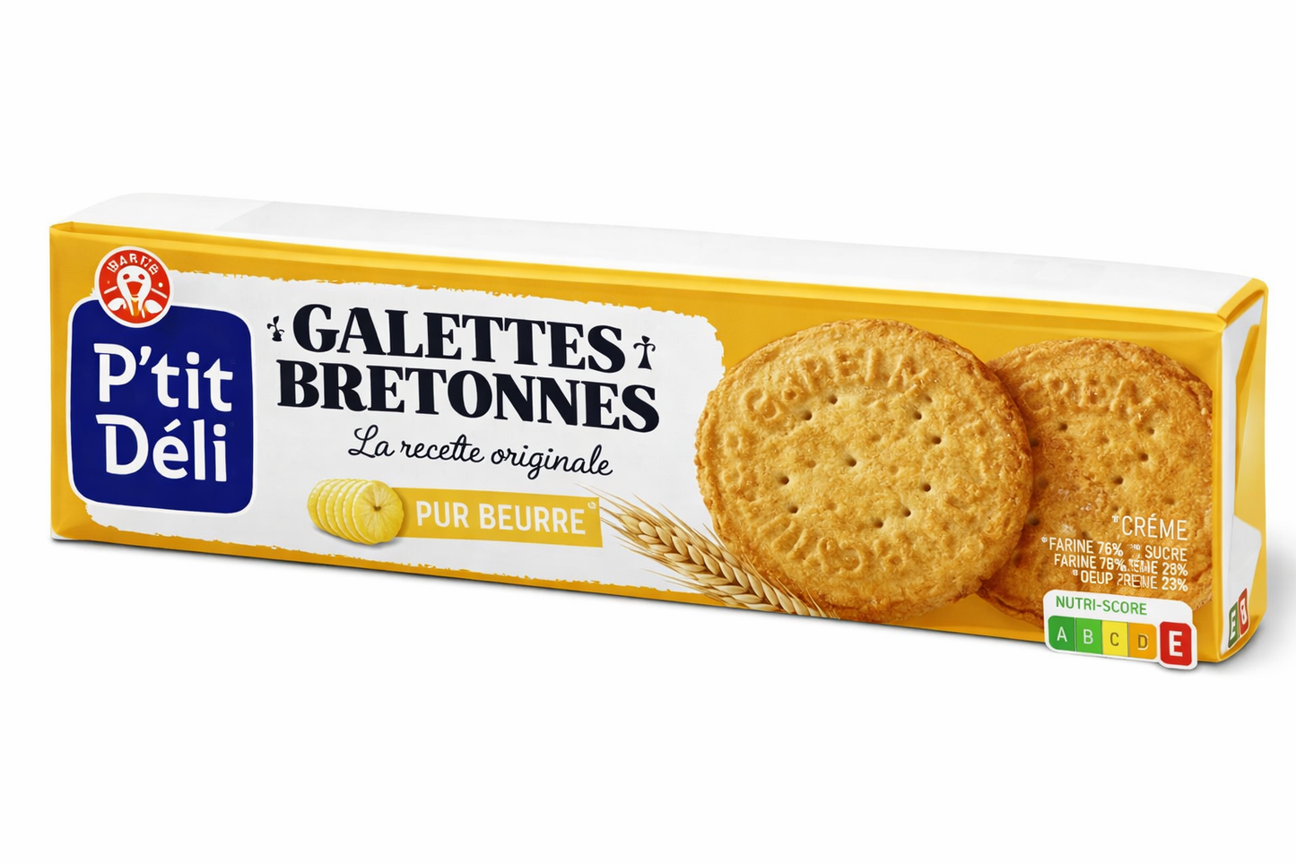 PTIT DELI GALETTES BRETONNES PUR BEURRE DE 125 GR
