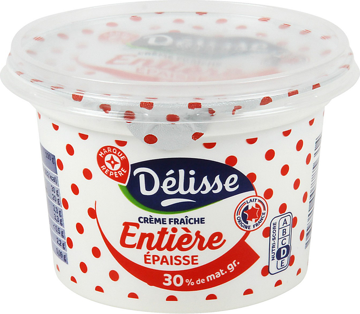 DELISSE CREME FRAICHE ENTIERE EPAISSE DE 197GR