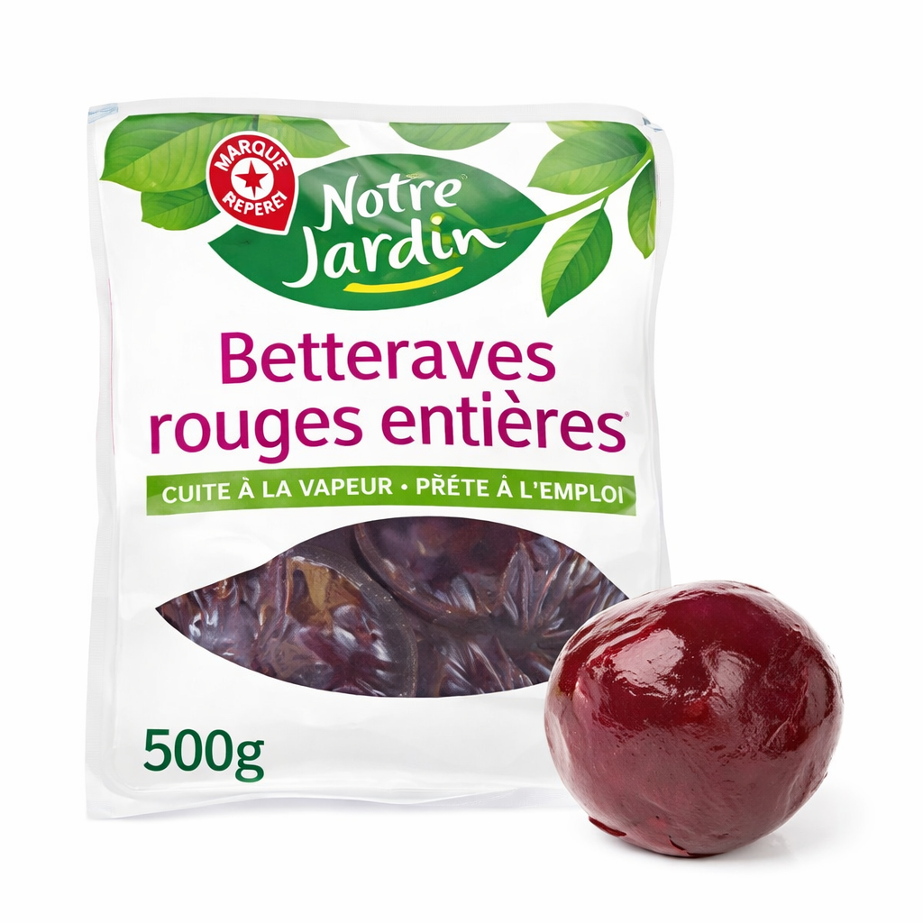BETTERAVE ROUGE NOTRE JARDIN ENTIERE CUITE SOUS VIDE DE 500GR